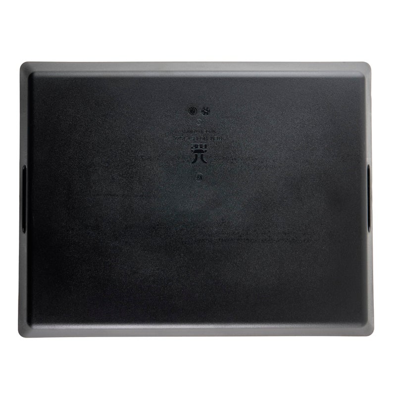 Get G.E.T. RST-1522-BK Non-Skid Ottoman / Coffee Table Serving Tray, 15" x 20", Black - Image 4